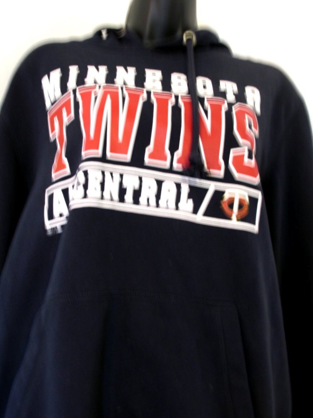 '47 MINNESOTA TWINS Large, Pullover Hoodie, Jacket, Red/Blue,